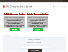 Tablet Screenshot of emailsearchtool.com